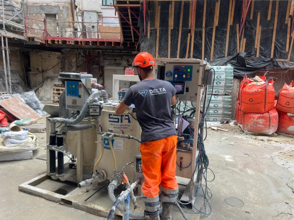 Travaux d'injection et comblement de carrière - Paris 18 