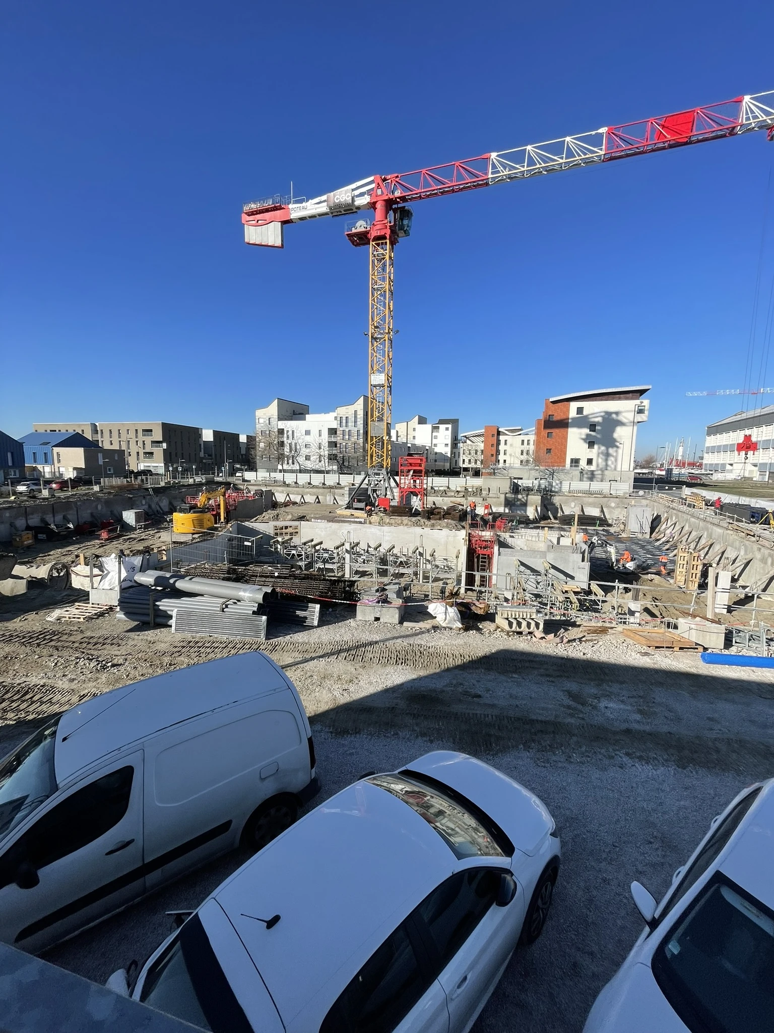 Travaux de soutènement provisoire à Bois-d'Arcy